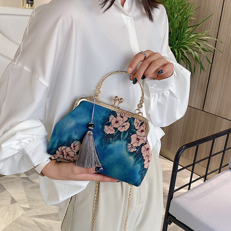 Retro Cheongsam Bag Women Casual Handbag