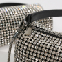 Ins Hot Sale Fashion trend Women Hand Bag Diamond Crossbody Bag Genuine Leather Rhinestone 2020 Handbags For Women Luxury