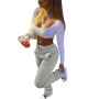 New Thickened Sweater Pants Women'S Sports Casual Pants Women'S Drawstring Pile Pile Pants Explosion Models With Pockets