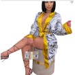Yellow satin