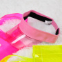PVC Transparent Sun Hat And Jelly Ladies One-Shoulder Handbag