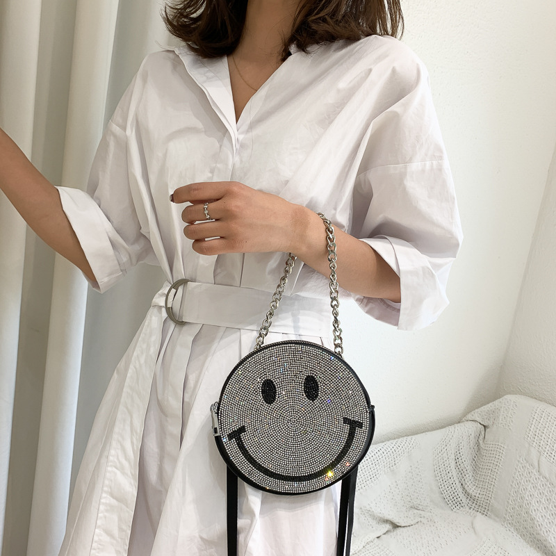 Diamond small round bag evening purses mini bags women handbags ladies handbags for women