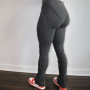 Autumn 2021 Women Clothing New Fashion Reverse Wear Design High Waist Buttocks Solid Color Tight Casual Trousers Women Trousers