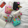 Summer Sequin Unicorn Chain Bag Cute Colorful Girls Mini Messenger Bag Kids Purses Handbag Purse Luxury Handbags for Women