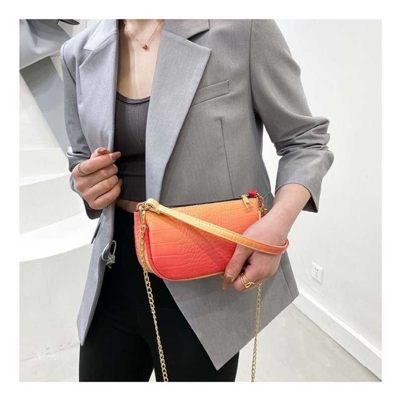 2021 Simple Chain Crossbody Bag Mini PursesTemperament Campus School Bag Underarm Bag Trendy Fashion Women Purses And Handbags