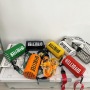 Wholesale New Trend Letter Pvc Cylinder Small Bag Men'S And Women'S Fashion Sports Messenger Bag Pvc Waterproof Shoulder Bag