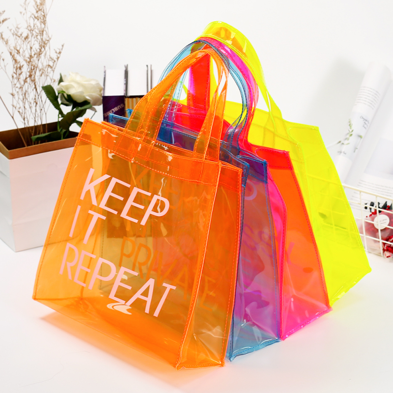 Gold Supplier 2021 Summer Style Jelly Bag Fashion Waterproof Wholesale Pvc Transparent Crossbody Handbag Ladies Jelly Tote Bags