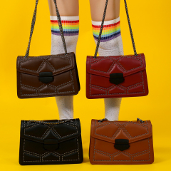 Fashion square bag rivet handbags chain single shoulder bags designers handbags wholesale purses and handbags women