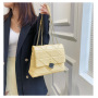 Korean simple Diamond pattern luxury handbags for women 2020 handbags Elegant Ladies sling bag party chain pouch bags