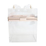 Transparent acrylic clear color box shaped handbags women hand bags chain purses bags women handbags ladies