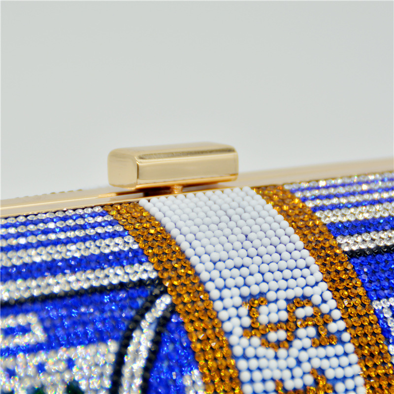 Bling Purses Rhinestone Dollar Clutch Bags Women Handbags Luxury Purses For Women 2021 Handbag