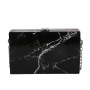 2021 New European And American Retro Marble Pattern Box Bag Ins Fashion Chain Shoulder Bag Ladies  Handags