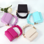 Wholesale Summer Popular Mini Bag Female 2021 New Trendy Fresh Fashion Small Square Bag Messenger Chain Ruched Hand Bags