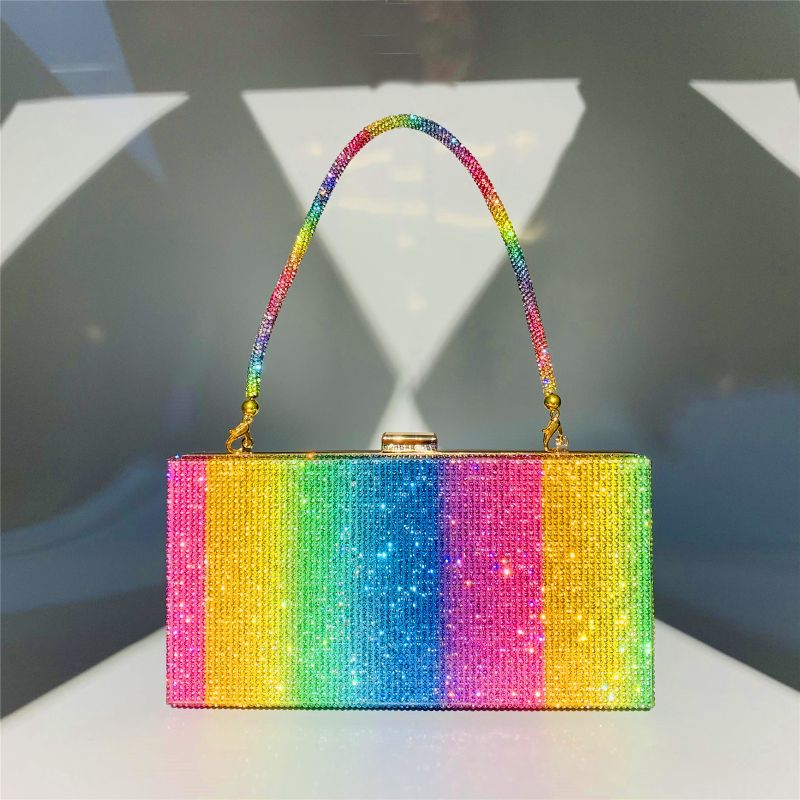 2021 Bling Rhinestone Bags Wedding Clutch Bags Women Handbags Ladies Evening Bags Handbags