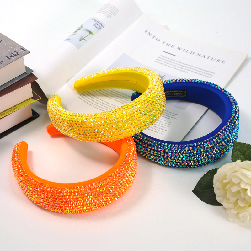 Women's Solid Color Bright Brick Headband Headwear