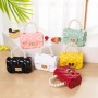 Famous Brand Candy Colors Pvc Crossbody Bag Kids Purse Mini Handbags Luxury Jelly Purse and Handbags Women