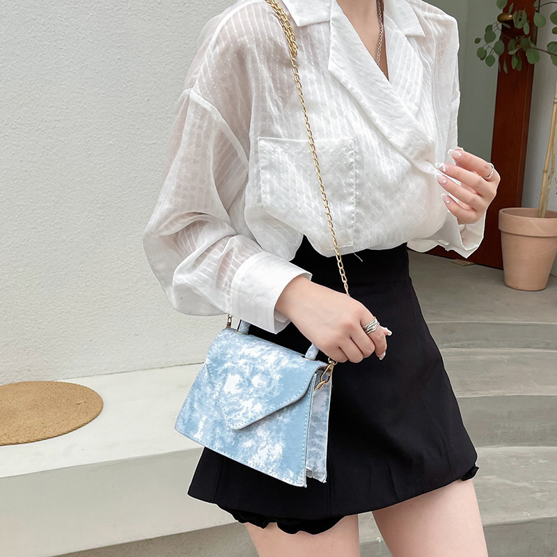 2021 Summer New Ladies Retro Simple Handbag Trendy Fashion Chain Crossbody Shoulder Bag Women Purses And Handbags