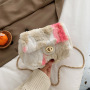 Autumn And Winter New Women Hand Bags Fluffy Bag Chic Style Chain Crossbody Bag Women Purse And HandBags