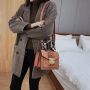 Hot selling rivet small square bag women handbags luxury ladies purses handbags