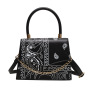 Wholesale New Flower Vase Handbag Ladies Print Bag 2021 Cashew Flower Handbag Simple Crossbody Shoulder Bag Diagonal Bag