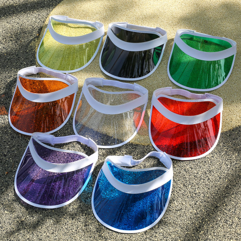 Transparent Sunhat And Square Women Transparent Bag Messenger Handbag