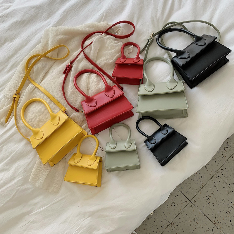 New arrival designer handbags PU small square bag kid purses and handbags girls luxury women hand bags