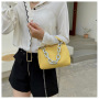 Summer Small Fresh Handbag 2021 Boston Bag  New Chain Crossbody Shoulder Bag Solid Color Leisure Handbag