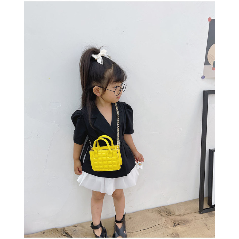 New Small Fragrance Embroidery Thread Baby Handbag 2021 Western Style Girl Princess Crossbody Bag Designer Handbags