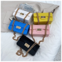 Hot selling crocodile pattern small square jelly bag designer purses and handbags for women 2021 purses