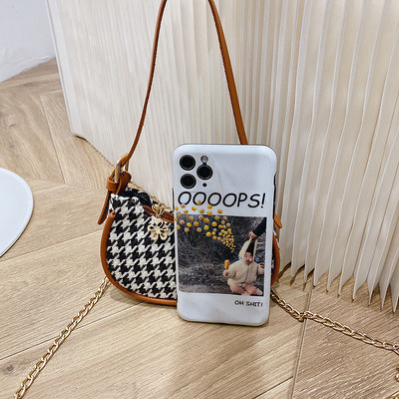 2021 Summer New Houndstooth Handbag Crossbody Handbags Hot Sale Korean Fashion Houndstooth Handbags For Women Luxury Purses
