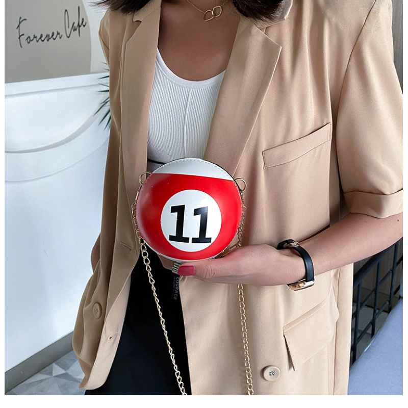 Модна сумка у формі більярда, сумка-мессенджер через одне плече, жіночі сумки, дитячі гаманці та сумочки