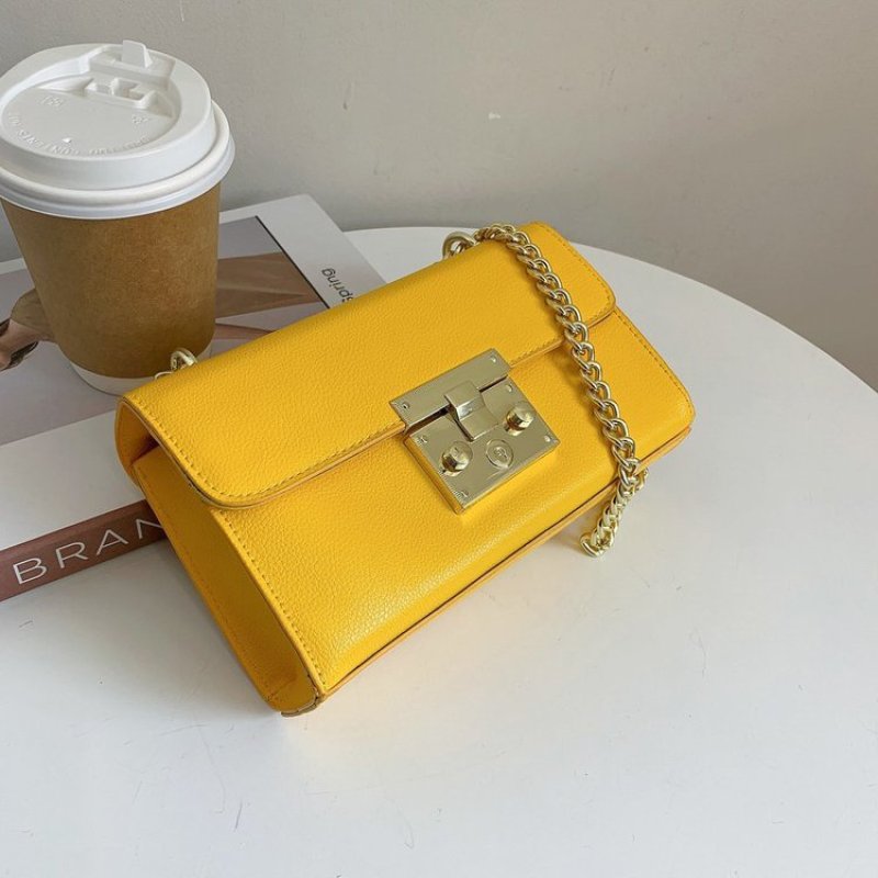 Hot Sale Pu Chain Handbags Designer Purses Ins Leather Crossbody Bags For Women Hand Bags Ladies
