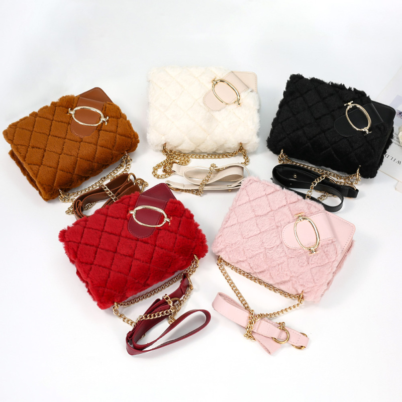 Wholesale Autumn Purses And Handbags Plish Bags Women Handbags Ladies Purses Ins Diamond Chain Crossbody Bag Women Hand Bags