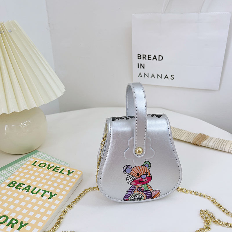 Autumn And Winter New Mini Small Fragrance Children'S Handbags Princess Chain Messenger Bag Girls Handbags Kids Purses
