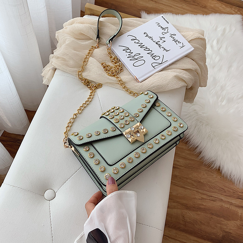 Fashion Colorful  Rivet Handbag Tote Bags Lady Handbags Wholesale Jelly Purse Luxury Handbags for Women