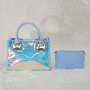Transparent square pvc bags clear large tote bag crossbody bags lady handbags wholesale jelly purse women handbags