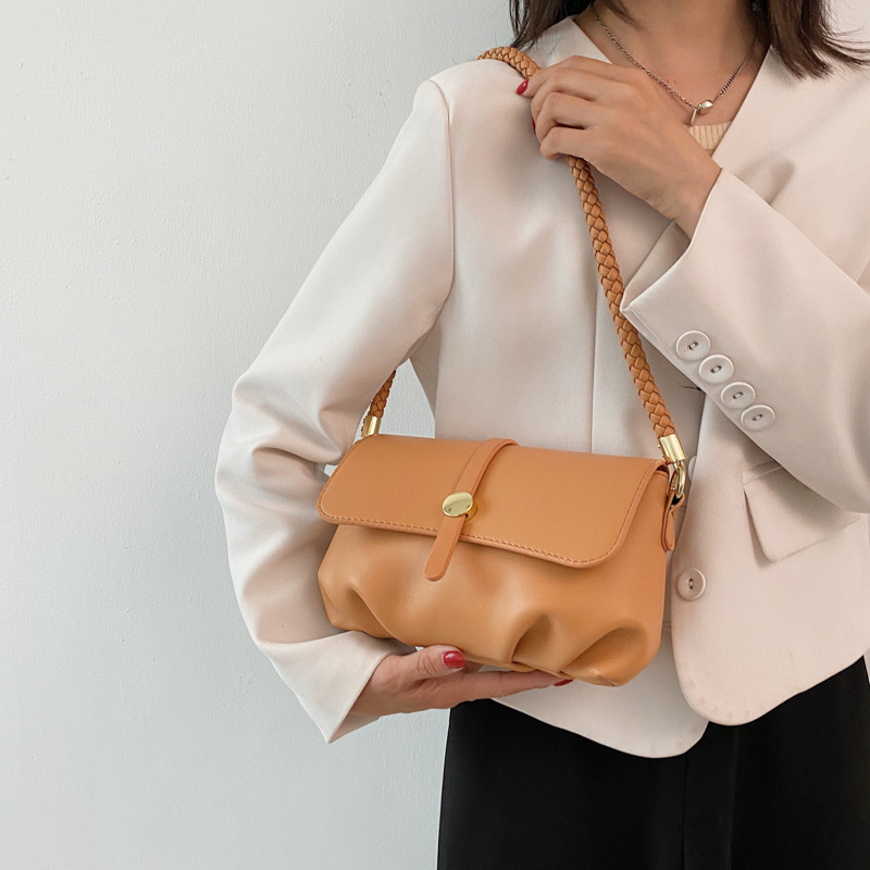2021 New Fashion Female Bag Texture Single Shoulder Messenger Bag Female Ins Satchels Bag