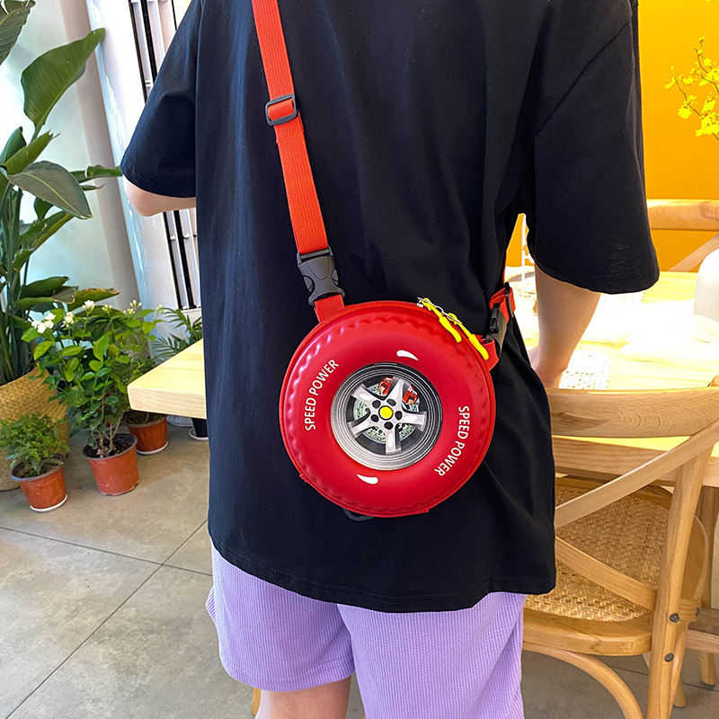 Children's Schoolbag Tire Shape Ladies Backpack Shoulder Bag