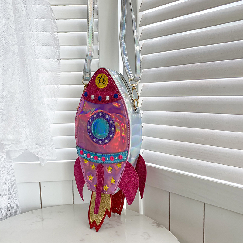 Spaceship Rocket Shape Messenger Bag Luxury Purses For Women 2021 Handbag Ladies Handbags For Women
