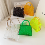 Hot selling transparent acrylic box bag women handbags luxury ladies purses handbags