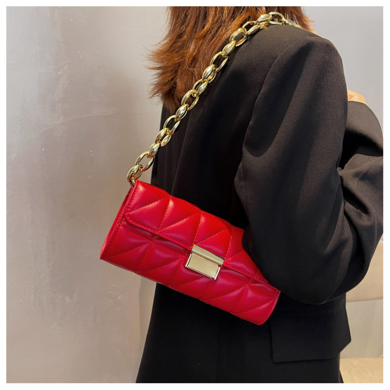 Oneline Shopping Fashion Small Bag Underarm Bag Korean Style Chain Crossbody Handbags Ladies Purses And Handbags