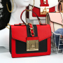 Ladies Handbags Headband 2 Piece Set Ins New Arrival Fashion Tie Dye Pu Leather Designer Womens Purses And Handbags
