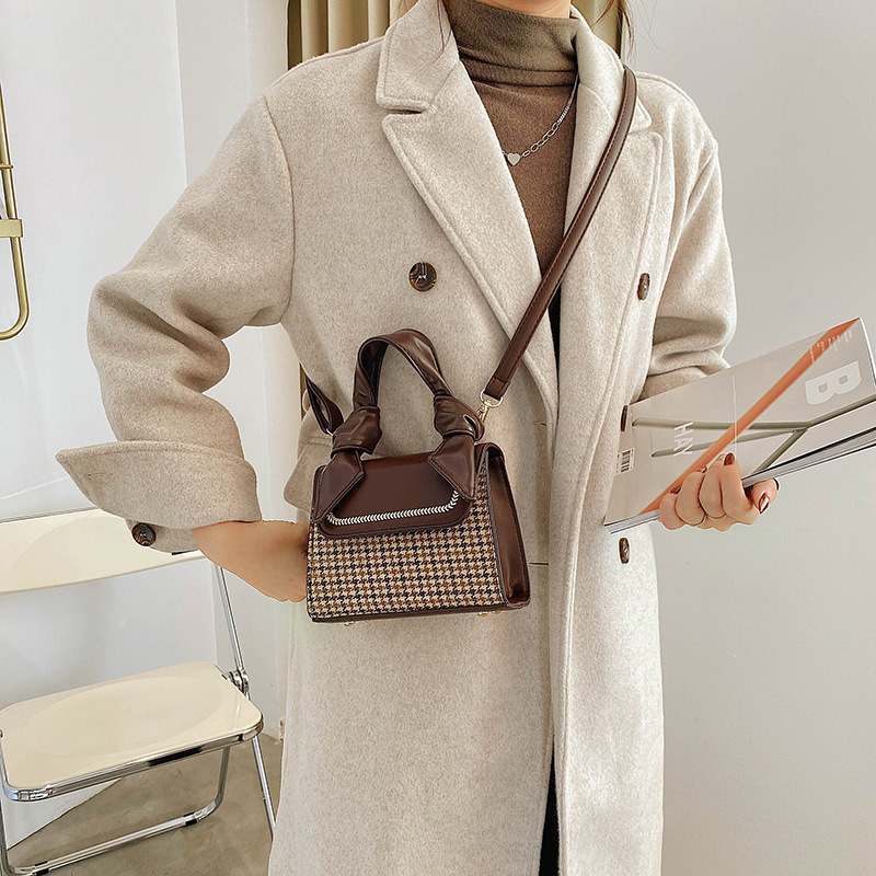 New Korean Style Crossbody Handbag Hit Color Plaid Fashion Messenger Bags Ladies Handbags Women Bags