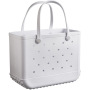 Wholesale 2021 New Waterproof EVA Products Rubber Tote Beach Handbag Diagonal Beach Luxury Handbags For Women Crossbody Bogg Bag