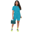 Sky Blue purse and jumpsuit