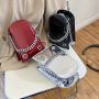 2021 New European And American Retro Patent Handbags For Women Luxury Trendy Fashion Shoulder Handbags Chain Crossbody Purse