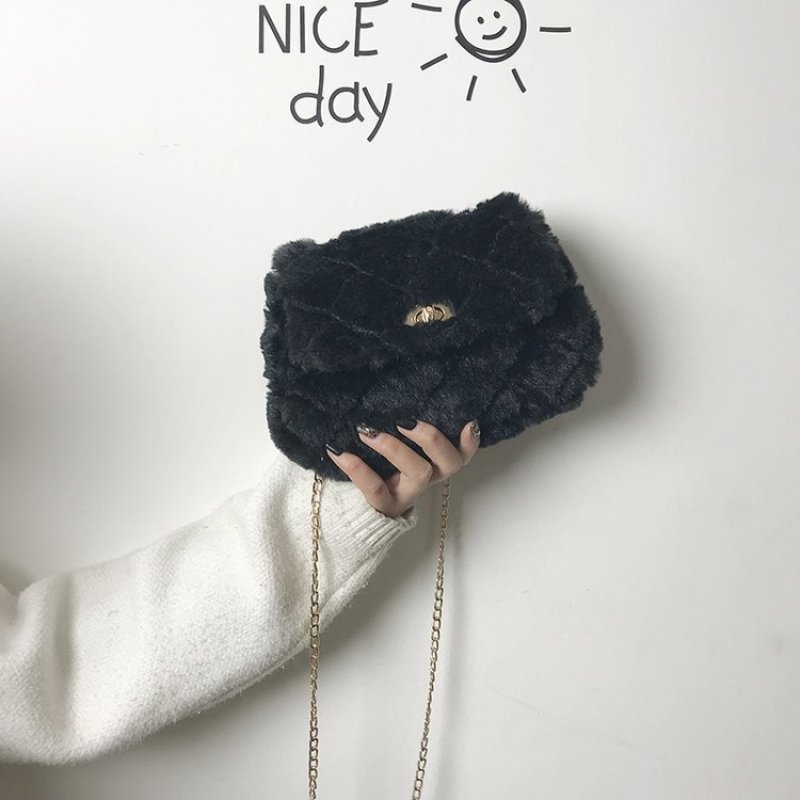 New Arrivals  Furry Fur Purses and Handbags for Women Hand Bags Handbags 2021