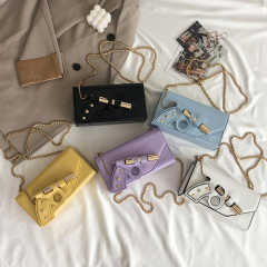 2020 New Arrival Fashion Women Transparent Clear PVC Purse Crossbody Bag Women Handbag Jelly Purse