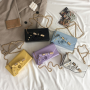 2020 New Arrival Fashion Women Transparent Clear PVC Purse Crossbody Bag Women Handbag Jelly Purse