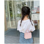 New Small Fragrance Embroidery Thread Baby Handbag 2021 Western Style Girl Princess Crossbody Bag Designer Handbags